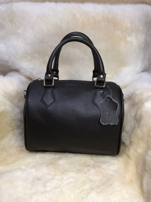 Bolsa de Couro GD Madamm - Cor Café - Ref.:946