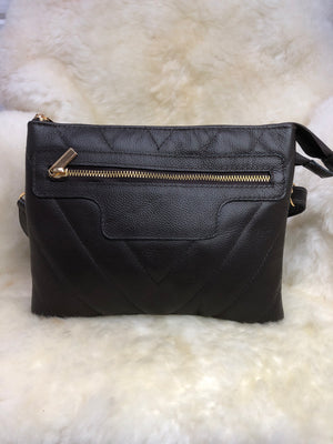 Bolsa de Couro GD Lady - Cor Café - Ref.:996