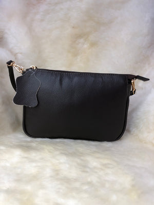 Bolsa de Couro GD Donna - Cor café - Ref.: 1067