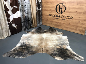 Tapete de Couro Exótico Tricolor - Tamanho: 2,67 x 2,27 - Ref.: 2884