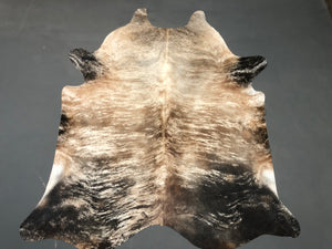 Tapete de Couro Exótico Claro Tricolor - Tamanho: 2,34 x 1,98 - Ref.:  3057