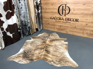 Tapete de Couro Exótico Claro - Tamanho: 2,33 x 1,90 - Ref.: 6342(14)