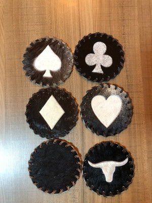 Porta Copos Tons Escuros Jogo 6 Unidades - Ref.: 7441