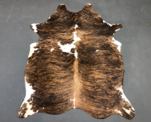 Tapete de Couro Exótico Tricolor - Tamanho: 2,29 x 1,69 - Lot.04 - Ref.: 9711(08)